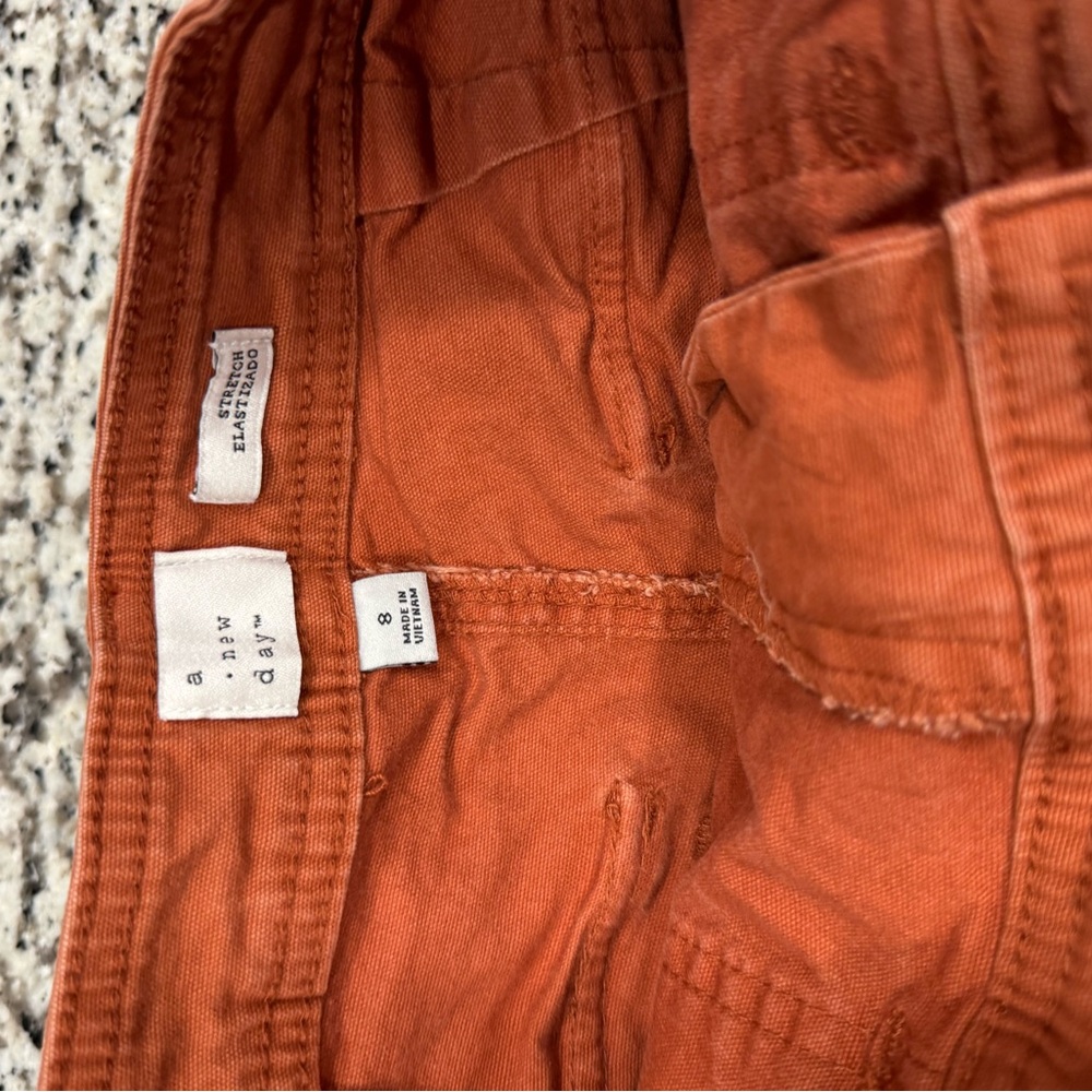 a new day Terracotta Shorts sz 8 - Picture 3 of 3